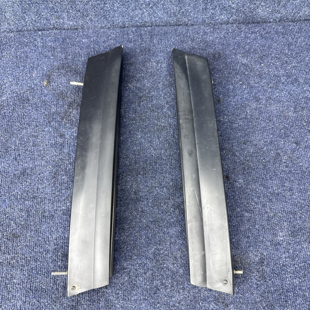 83-93 Mustang RH & LH Convertible Quarter Window Trim Guide Rear OEM 1987-1993