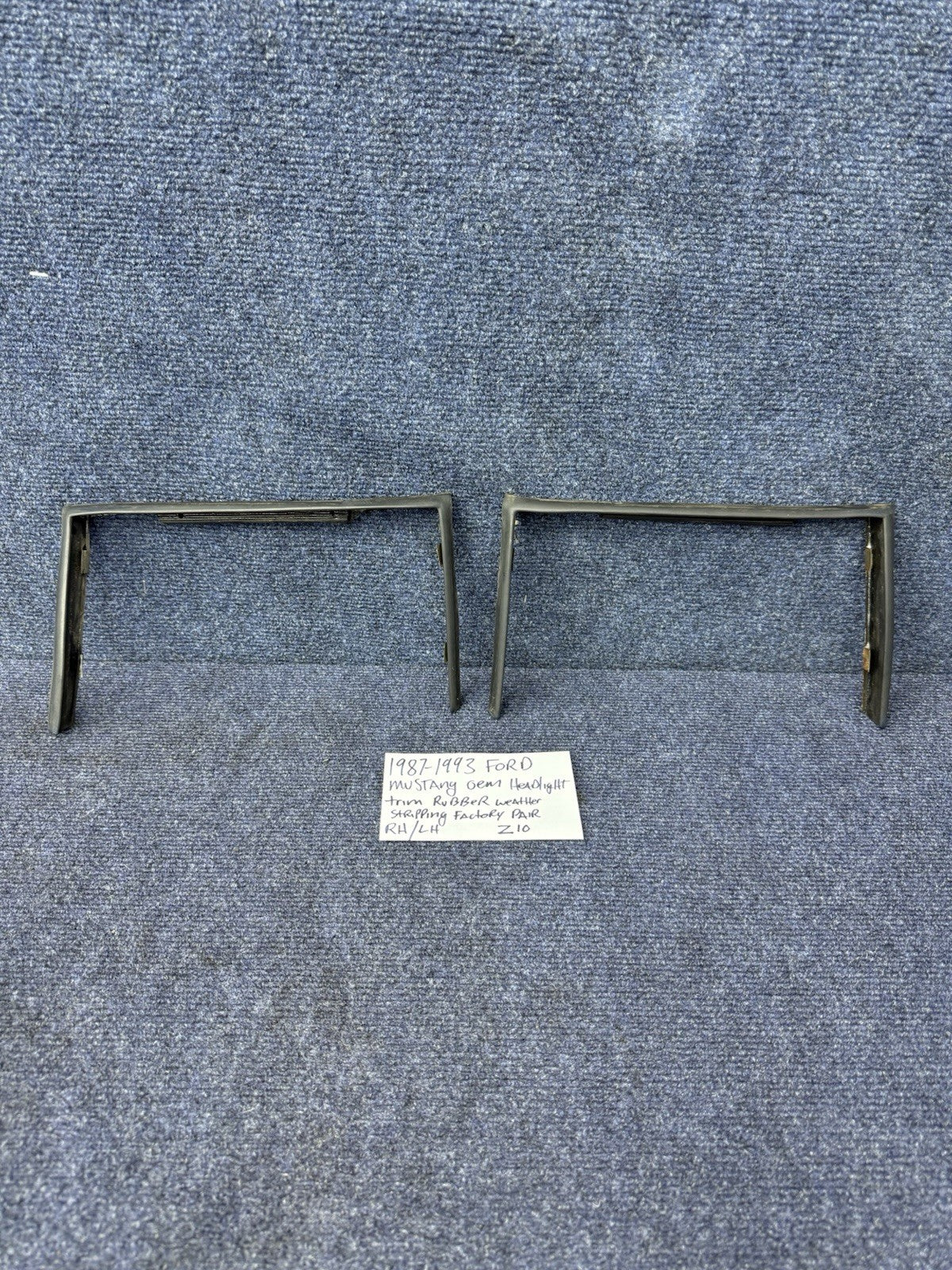 87-93 Ford Mustang Factory Original Headlamp Seals Rh Lh Pair OEM Set