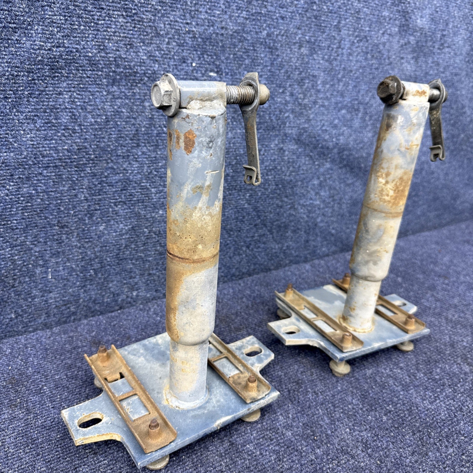 87-89 Ford Mustang Front Bumper Shock Absorbers Impact Crash Core Support Bars