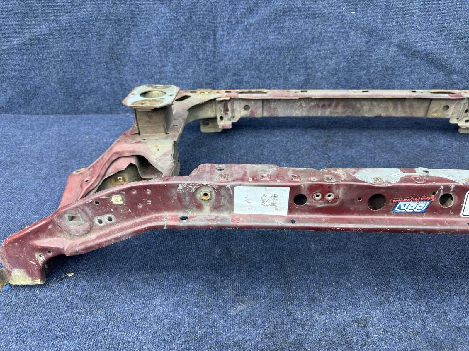1990 - 1993 MUSTANG CORE SUPPORT & BUMPER SUPPORT METAL REPAIR OEM Section 90-93
