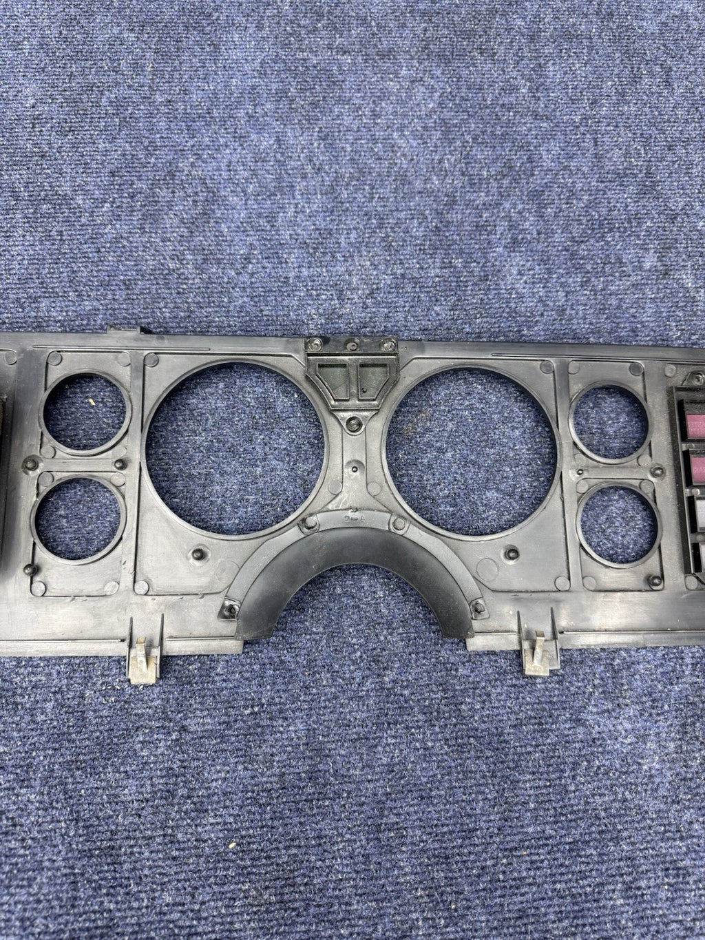 1985 1986 Ford Mustang Gt Grey Black Instrument Gauge Cluster Dash Trim Bezel