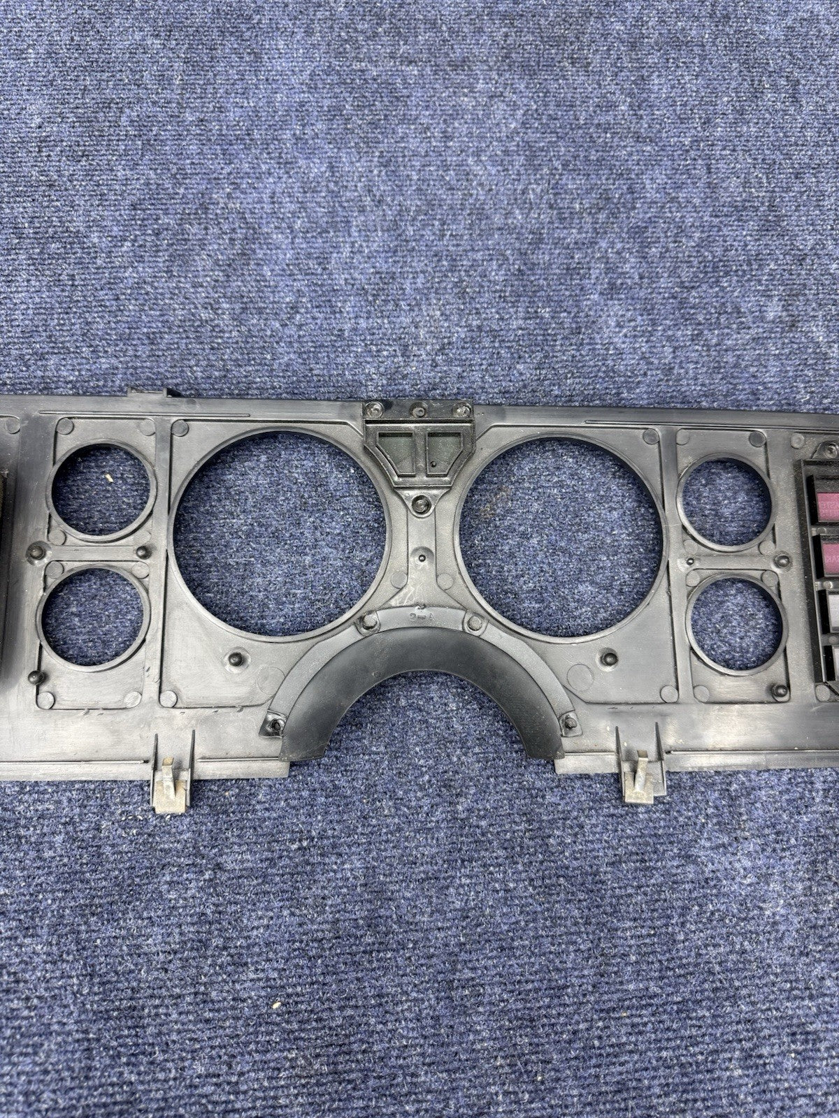 1985 1986 Ford Mustang Gt Grey Black Instrument Gauge Cluster Dash Trim Bezel